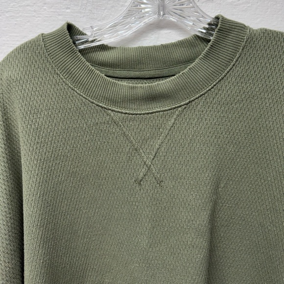 Aerie Big Chill Textured Crew Sweatshirt - Picture 4 of 5